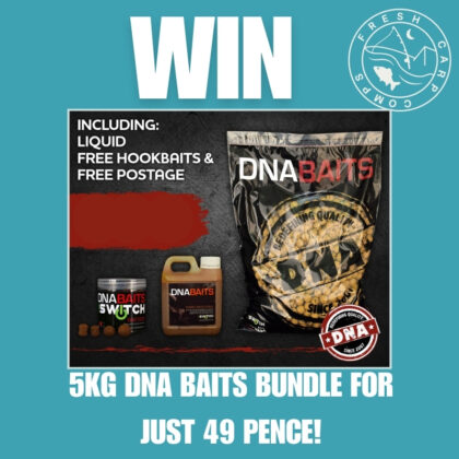 Win a 5KG DNA Bait Bundle for just 49p!