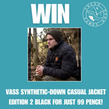 Win a Vass Synthetic-Down Casual Jacket Edition 2 Black for just 99p!