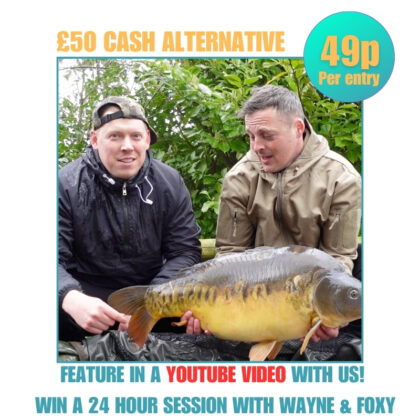 Feature in a YouTube video with us! Win a 24 hour session with Wayne & Foxy for just 49p!