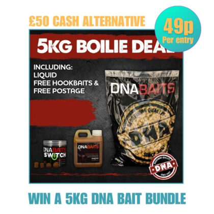 Win a 5KG DNA Bait Bundle for just 49p!