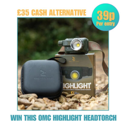 Win this OMC Highlight Headtorch for just 39p!