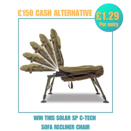 Win this Solar SP C-Tech Sofa Recliner Chair for just £1.29!